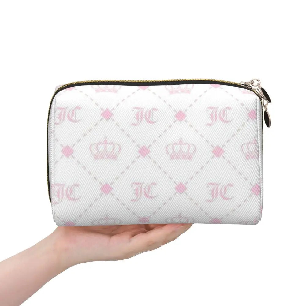 J-Juicy-C-Couture Makeup Bag Zipper Pouch Travel Cosmetic Bags Large Leather Portable Cosmetic Bag for Women