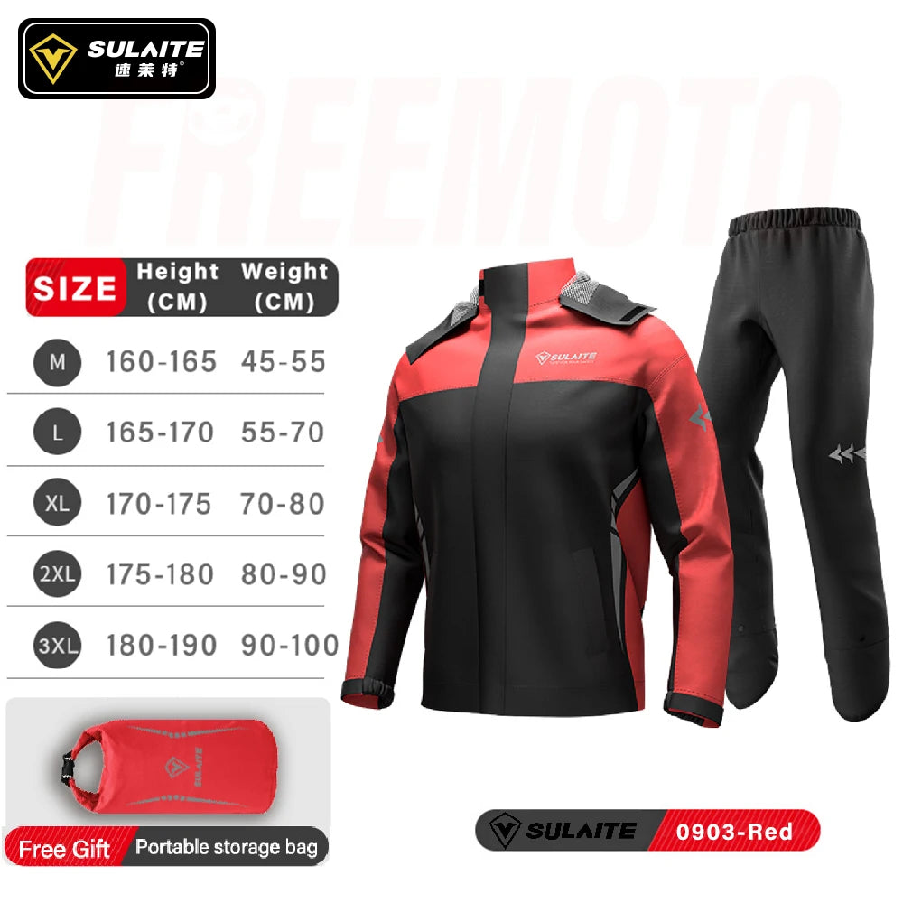 SULAITE All-Weather Moto Rain Suit | Men & Women