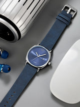TOMI Men's Watch Minimalist Fashion Sports Watch Calendar Leather Casual Quartz Watch