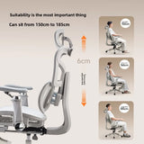 Ergonomic Gaming Chair with 6D Armrest & Lumbar Support