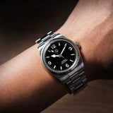 Watchdives WD1960S V2 36Mm Vintage Cream Man Watches VH31 Sweep Seconds Quartz Watch Bubble K1 Sapphire Luminous Stainless Steel