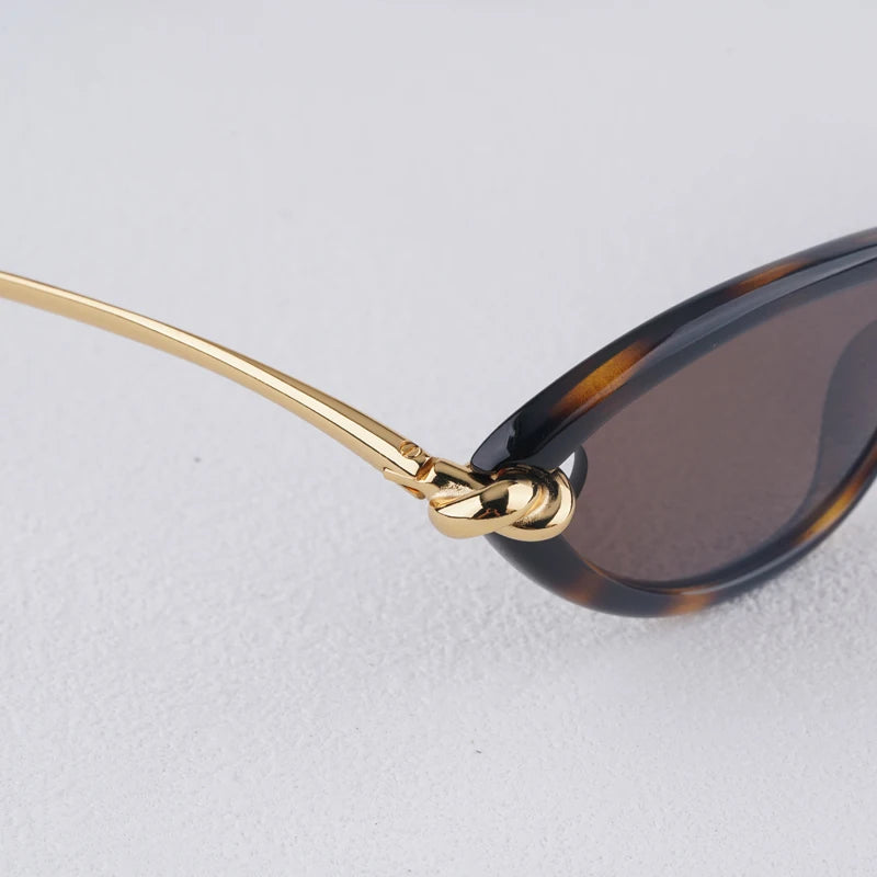 Luxury Cat Eye Tortoiseshell Sunglasses – UV400