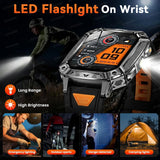 2026 Military-Grade Outdoor Sports Smartwatch 1400mAh