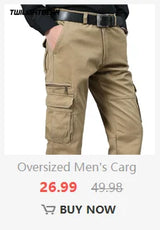 High Quality Men's Jeans Multi Pocket Denim Cargo Pants Oversized Casual Pants Men Clothing Loose Trousers 29-44