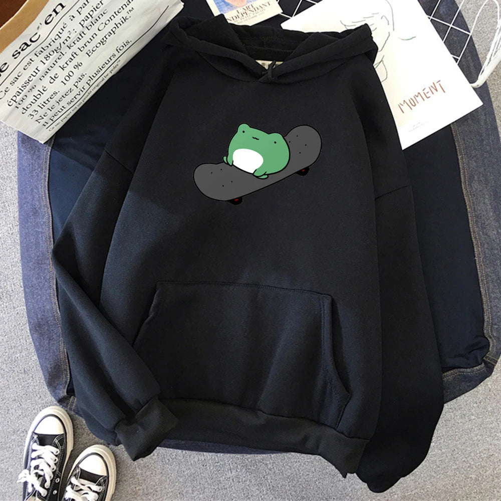 Frog Respect Skateboard Hoodie