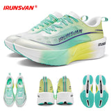 IRUNSVAN Full Plam Carbon Plate Trail Running Shoes Men 2026 High Quality Trendy Shoes New Ultra-light Running Shoes Sports
