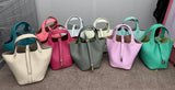 MENDY Women Bags Handbags Bucket Bag 18/22 Big Small Fashion Tote Bag Genuine Leather Luxury Quality Designers Lady Hand Bags