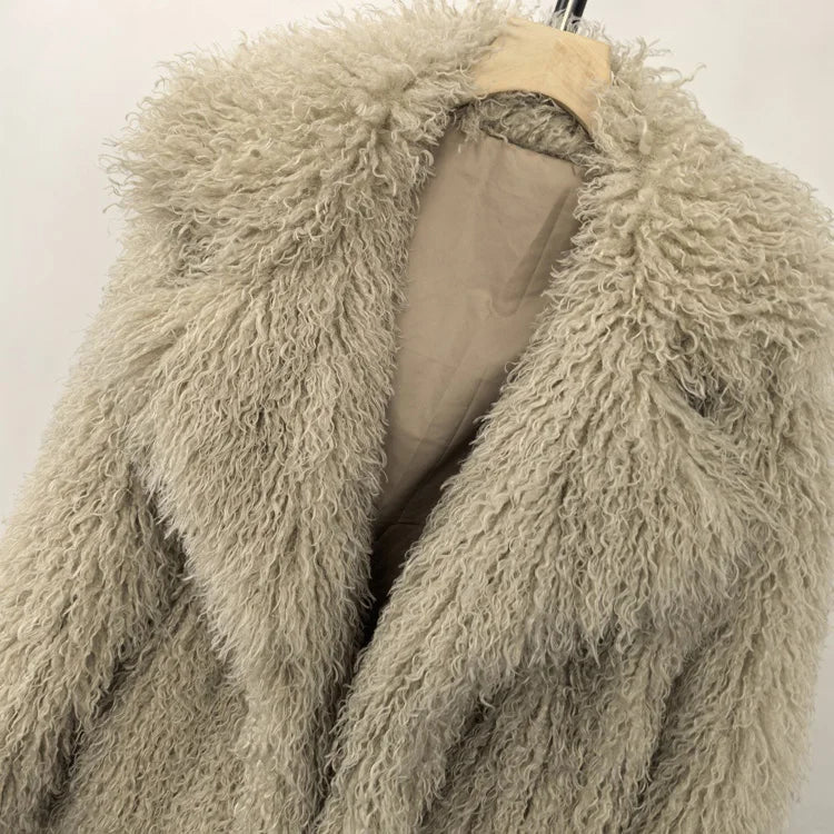 Plush Faux Fur Winter Coat