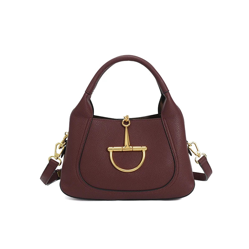 Ladies' handbag, large-capacity multi-functional crossbody bag, PU leather, and durable, commuting single-shoulder c
