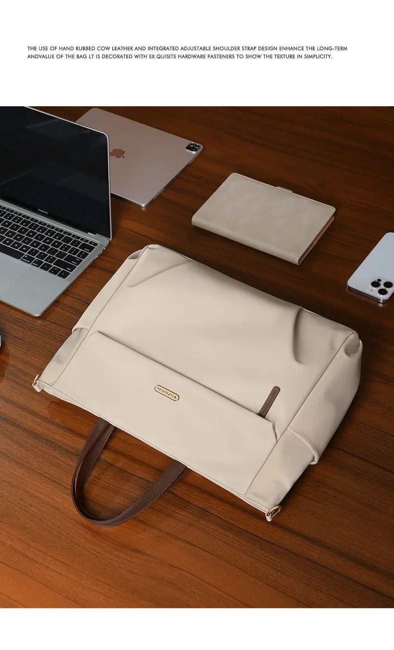 GOLF Women Business Handbag Briefcase Laptop Bag 15 Inch Waterproof Work Office Bag for Ladies Commuter Shoulder Bags Computer