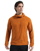 Pioneer Camp Men's Hoodies Outdoor Professional Grade Fleece Warmth Sweatshirt Zip PrimaLoft Active Evolve For Camping Hiking