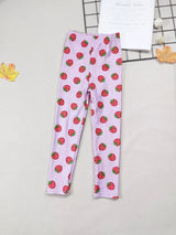 Girls' Floral Cartoon Fashion Leggings