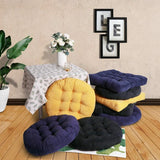 Round Floor Cushion Seating for Adults,Tufted Thick Meditation Cushion for Floor Seating Yoga Living Room Office