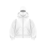 Minimalist Hooded Zip Sweatshirt