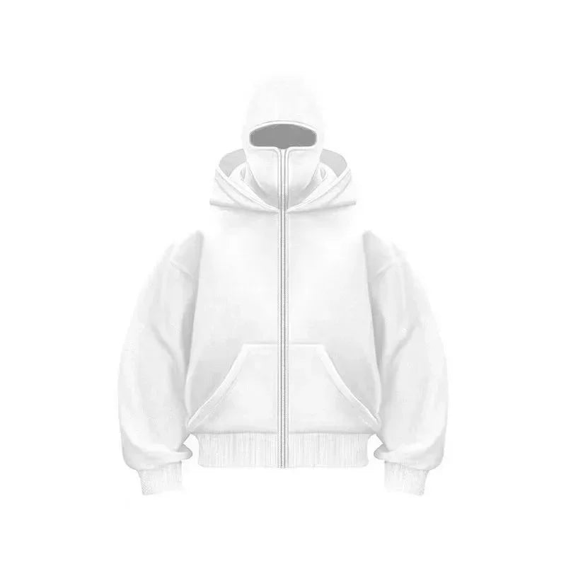 Minimalist Hooded Zip Sweatshirt