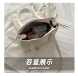 Women's Retro PU Leather Shoulder Tote Bag