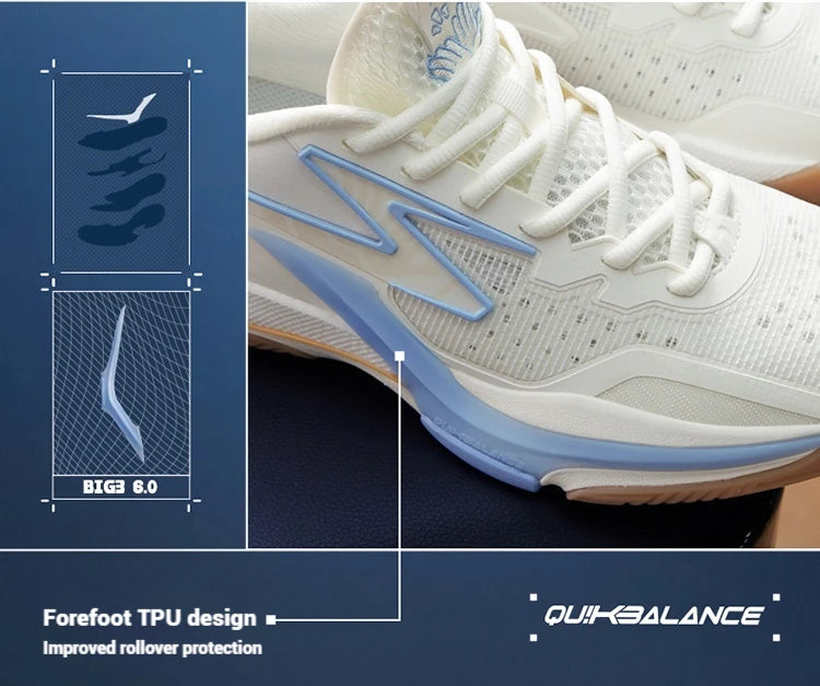 361 Degrees BIG3 6.0 Men's Basketball Sports Shoes Wear-Resistant Non-Slip Combat Breathable Rebound Sneakers Male 672521121