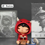 POP MART Hirono The Mime Series Figure Anime Cartoon Action Figurine Blind Box Toys Doll Cute Mysterious Box Birthday Boys Gifts