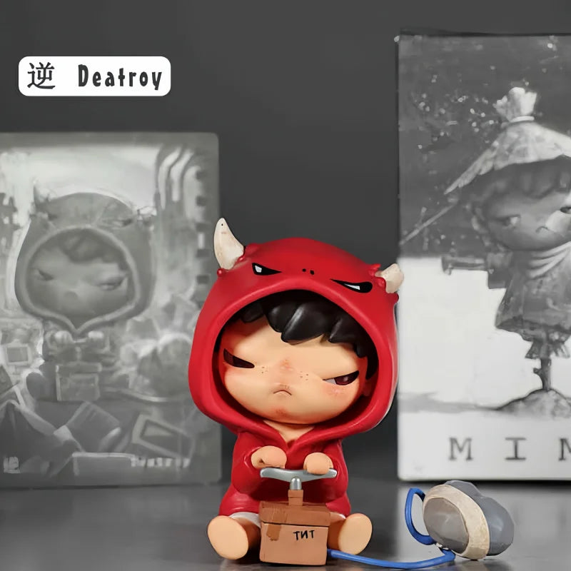 POP MART Hirono The Mime Series Figure Anime Cartoon Action Figurine Blind Box Toys Doll Cute Mysterious Box Birthday Boys Gifts