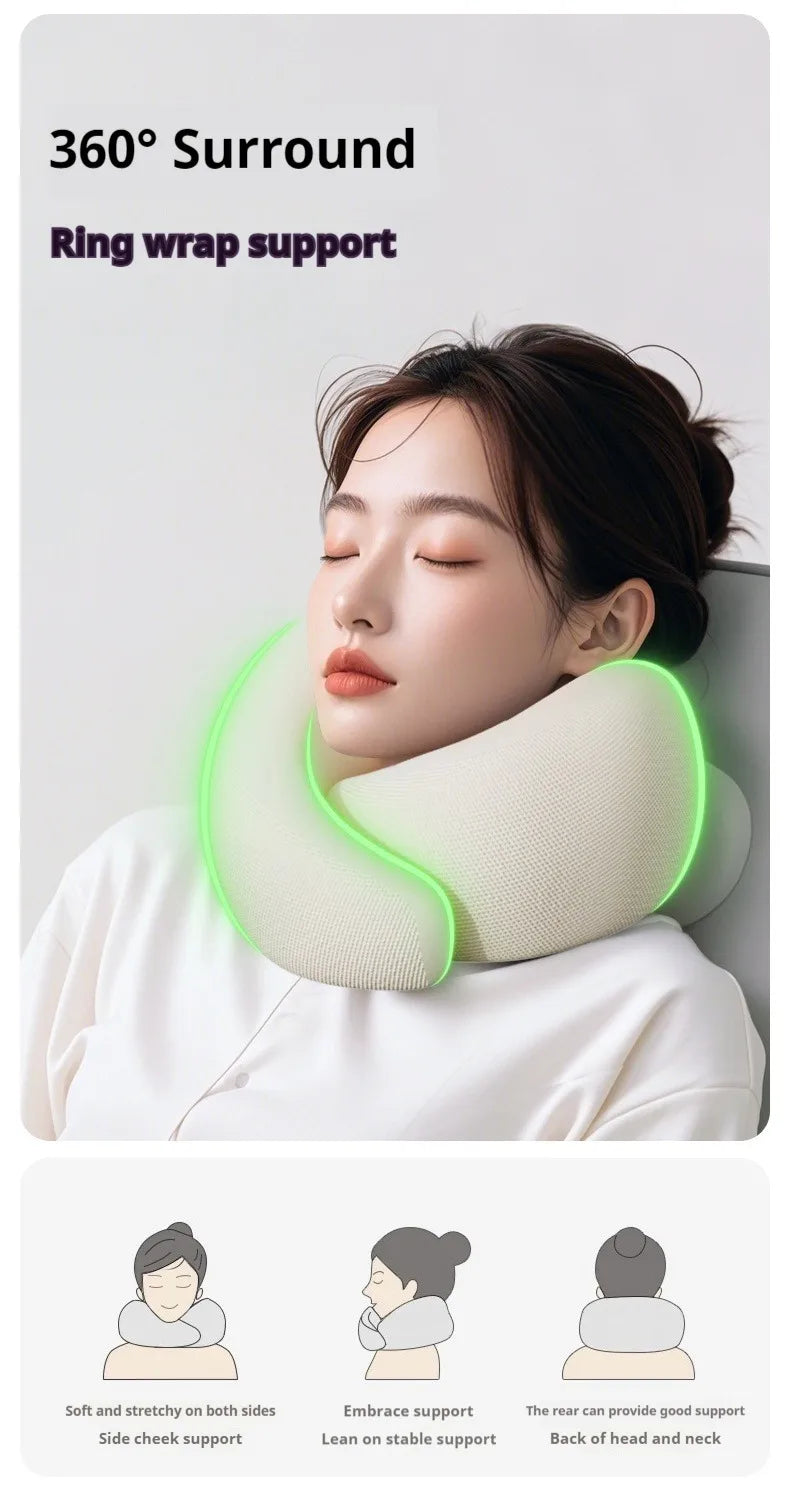 U-Shaped Memory Foam Travel Neck Pillow