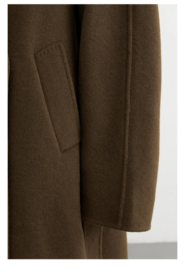 Retro Double-Sided Woolen Overcoat