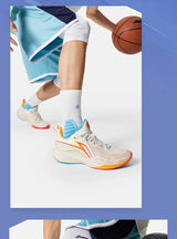 Li-Ning Men's SHINING 2 Professional Basketball Shoes LIGHT FOAM PLUS Breathable Cushion Wearable LiNing Sneakers ABAV009