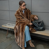 Women's Luxury Faux Fur Long Coat