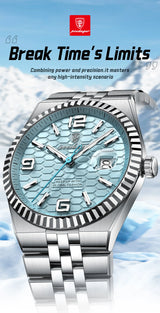 POEDAGAR 839 Men's Luxury Quartz Watch | Luminous & Waterproof