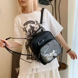 New Women Fashion Casual Backpack Preppy Style One Shoulder Crossbody Handbag Original Niche Design Girl Ulzzang Ita Bag