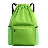 Sports Drawstring Backpack String Bag Sackpack With Large Capacity Gym Swim Beach For Women And Men To Hold Daily