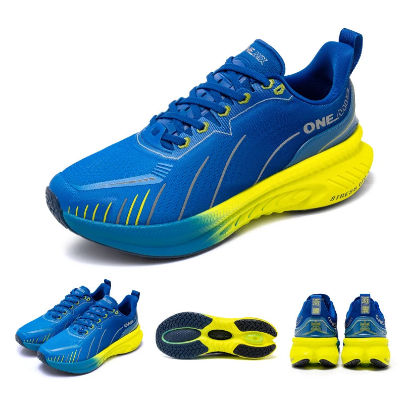 ONEMIX Motion Road Running Shoes for Men Air Cushion Outdoor Sport Trail Shoes Male Trainers Summer Jogging Shoes Women Sneakers