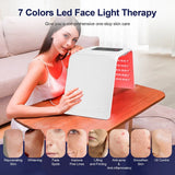 160 LEDs Foldable 7 Colors LED Photon Machine Home Use Beauty Salon LED Facial Body SPA Mask PDT Machine Face LED Mask Skin Care