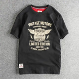Men's Vintage Motorcycle Cotton T-Shirt
