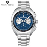 2026 New PAGANI DESIGN Turtle Back Luxury Quartz Watch for Men Fashion Sports Chronograph Men's Watch Luminous Leather strap