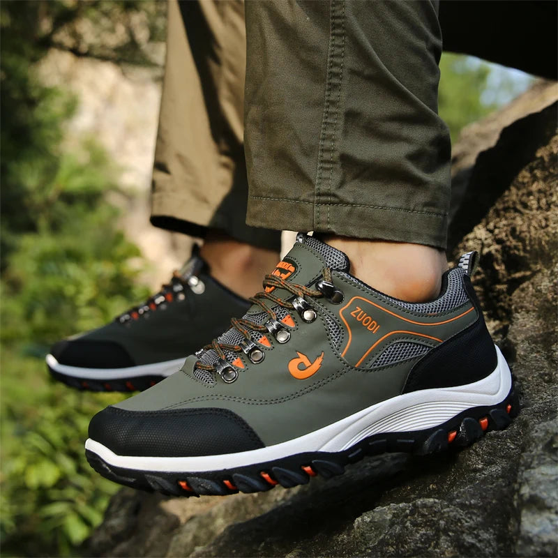 SNORW Men's Microfiber Casual Sneakers | All-Season Style