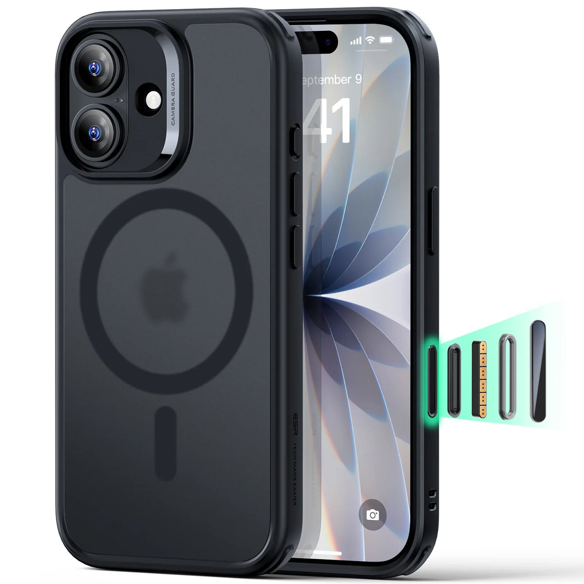 ESR Magnetic iPhone Case with Camera Guard