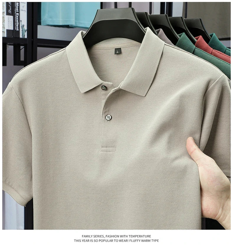 Men's Premium Cotton Polo Shirt – 19 Colors