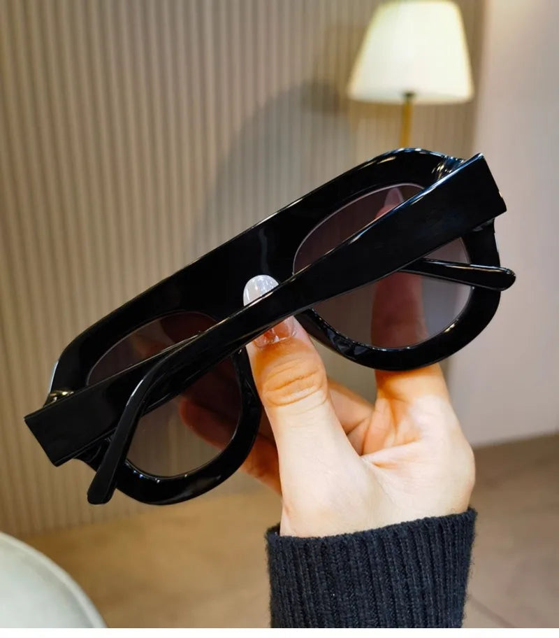 Women's Square Acetate Sunglasses – UV400 & Polarized