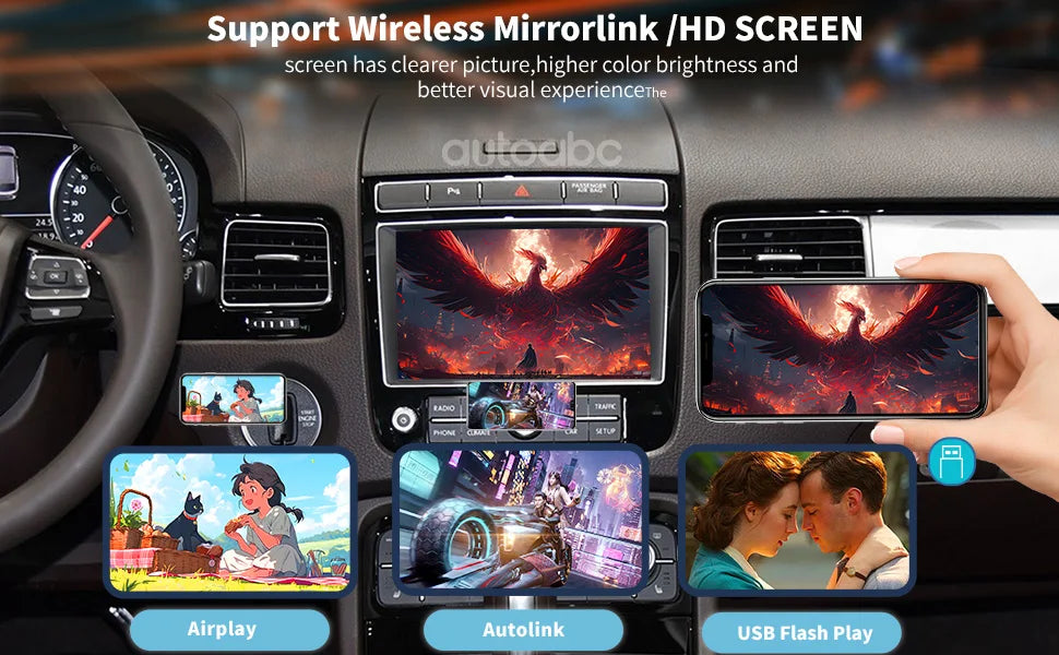 Wireless CarPlay & Android Auto for VW Touareg 7P RNS850