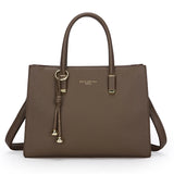 Genuine Brand Top Quality Leather Handbag Women's Tote Messenger Sac Designer Large Capacity 3 Levels Shoulder Crossbody Bags