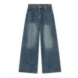 Vintage Camouflage Wide-Leg Men's Jeans