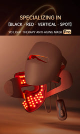 320 LED Beads Facial Photon Beauty Mask 4D Silicone Red Light Photon Skin Rejuvenation Anti Wrinkle Anti Acne Facial Beauty care