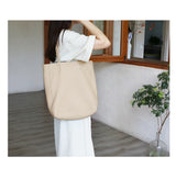 Bag Women 2022 New Summer Genuine Leather Tote Female Casual Fashion Simple Underarm Shoulder Bag Large Capacity Shopper Handbag