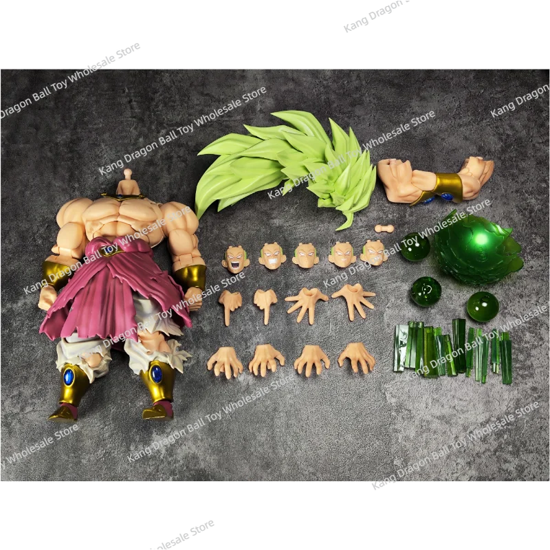 ZT Studio Broly Figure Dragon Ball Super Saiyan Broly 10 Inches Warrior of The Ancient Anime Action Figure Model Toys Gifts