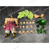 ZT Studio Broly Figure Dragon Ball Super Saiyan Broly 10 Inches Warrior of The Ancient Anime Action Figure Model Toys Gifts