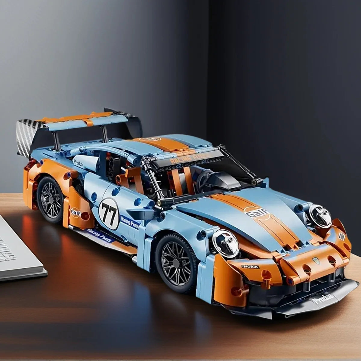 City technological 911 Compete Speed Race Car RC Building Block Famous Supercar Drift Racing Brick  Festival Toys Gifts