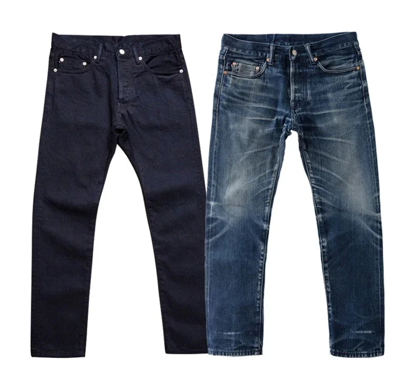 Red Tornado Officer Trousers – 14oz Indigo Selvedge Denim