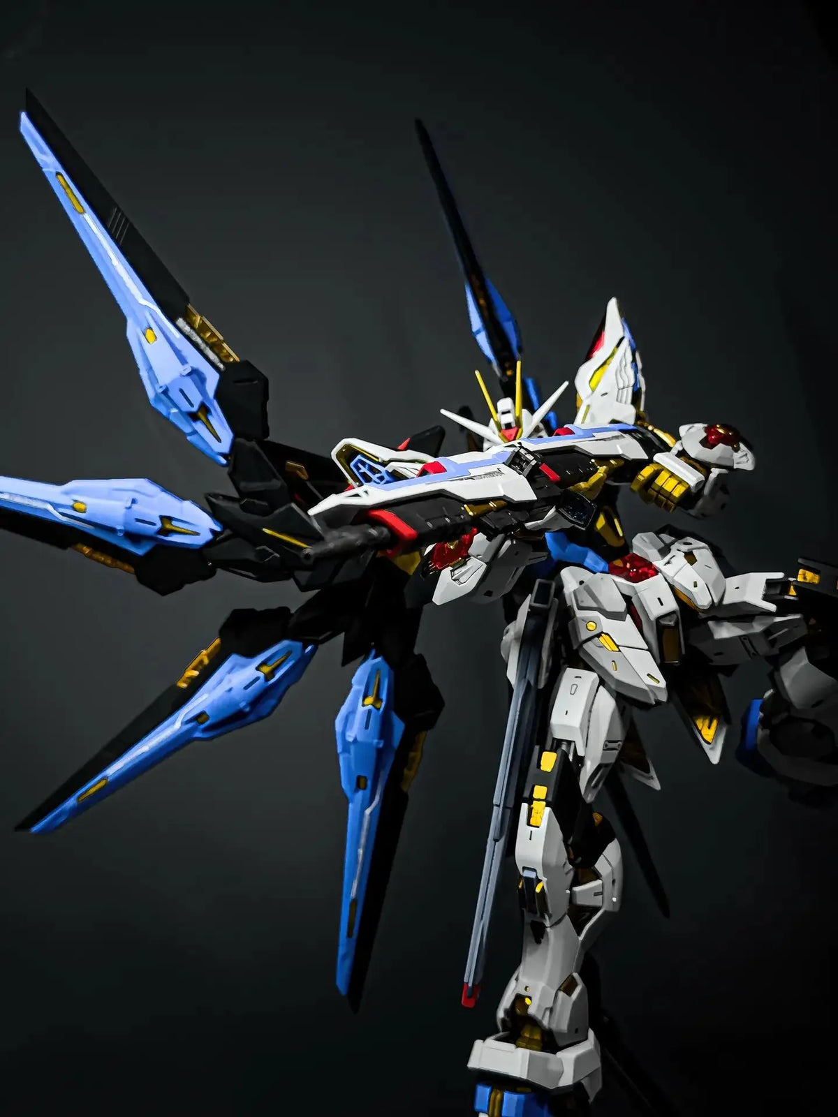 New CHANGLONG Model 7701 Mgex Zgmf-X20a Strike Freedom Plastic Skeleton Kits Anime Action Figure Robot Plastic Model Gifts Toys