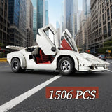 New 1506 pieces Countach 5000 home decor items, ultimate racing car collection, perfect for Christmas gifts or birthdays.