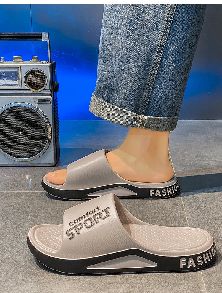 Ultra-Comfort Men’s Summer Slide Sandals